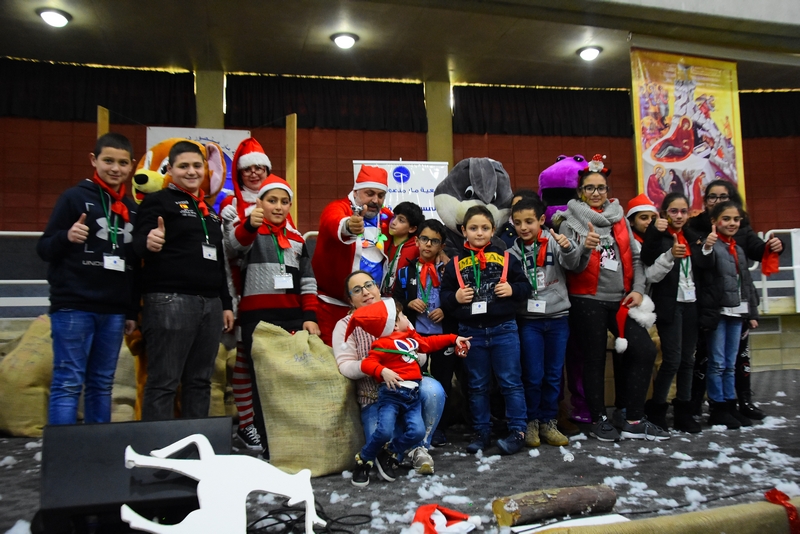 Saint Vincent de paul celebrating Christmas at Jesus & Mary school